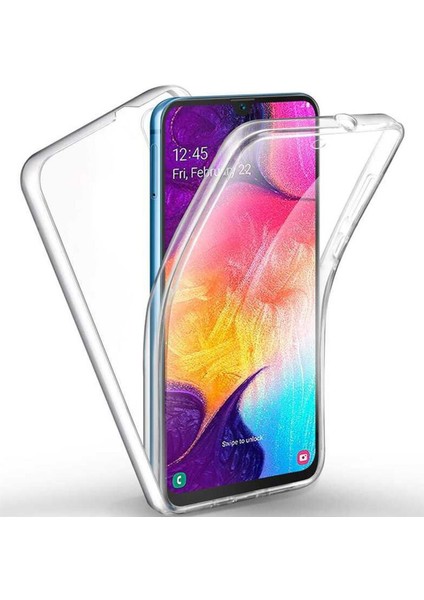 Samsung Galaxy A30S 360 Tpu Serisi Ön Arka Full Cover Şeffaf Kılıf