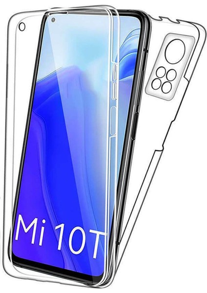 Xiaomi Mi 10T Pro 360 Tpu Serisi Ön Arka Full Cover Şeffaf Kılıf