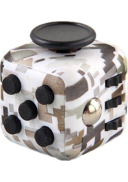 3 Pcs Cube Decompression Yetişkinler ve Çocuklar Için Sınırsız Zar Oyuncakları Renk: Kamuflaj Kül (Yurt Dışından)