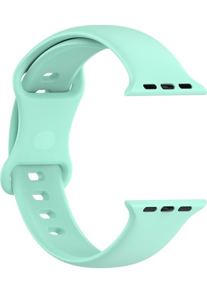 Apple Watch S 7 45 mm / 6 & Se & Se & 4 44 mm / 3 & 2 & 1 42 mm Teal Kordon (Yurt Dışından)