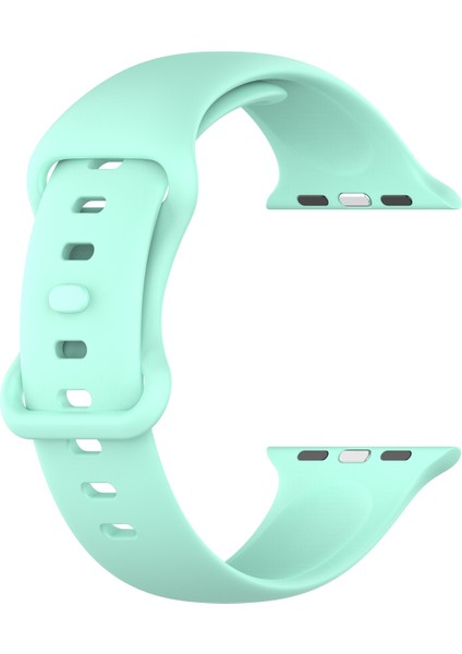 Apple Watch S 7 45 mm / 6 & Se & Se & 4 44 mm / 3 & 2 & 1 42 mm Teal Kordon (Yurt Dışından)