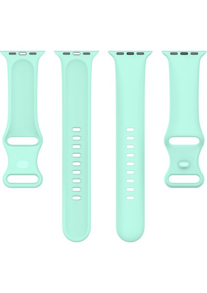 Apple Watch S 7 45 mm / 6 & Se & Se & 4 44 mm / 3 & 2 & 1 42 mm Teal Kordon (Yurt Dışından)