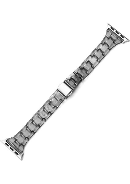 Apple Watch 7 41 mm / 6 & Se & 5 & 4 40 mm / 3 & 2 ve 1 38 mm Siyah Kordon (Yurt Dışından)