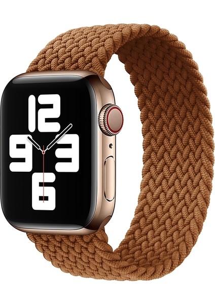 Apple Watch S 6 & Se 44 mm Için Watchband Boyut M 155 mm Kahve Kordon (Yurt Dışından)