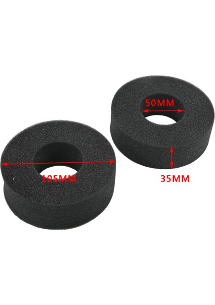 2/4pcs 1.9 "tek Ölçekli Lastik Köpük Ekleme 2 Adet (Yurt Dışından)
