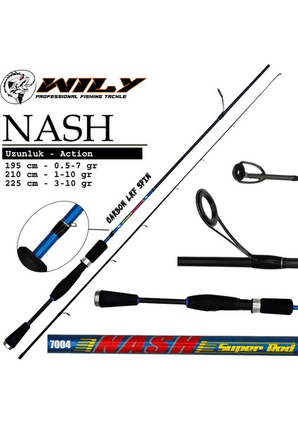 Nash 225 cm Lrf Kamışı 3-10 gr