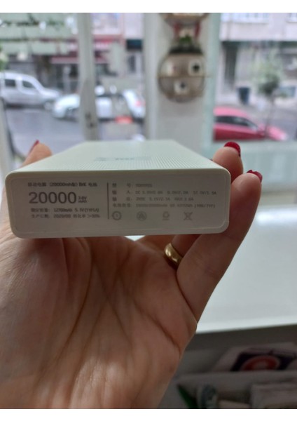 Powerbank 20000 mAh Beyaz