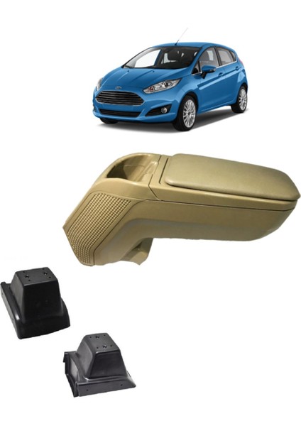 Ford Fiesta Lüks Sürgülü Kolçak Koldayama 2009-2017 Bej