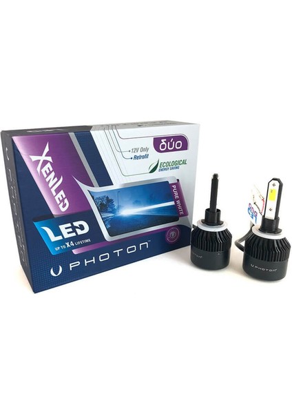 Duo H27 LED Xenon Şimşek Etkili