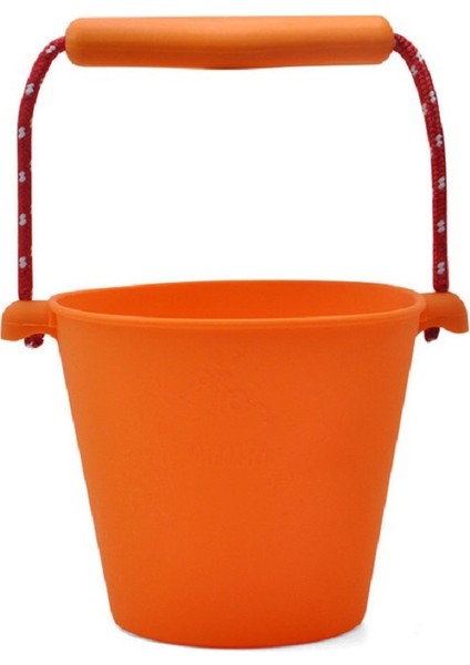Taşınabilir Silikon Kova Banyo Banyo Oyuncakları Turuncu (Yurt Dışından) fırsatları
