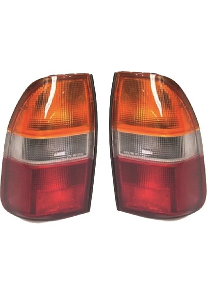 Mitsubishi L200 Stop Sağ-Sol Takım (Kırmızı-Sarı) 1999-2004