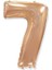 Folyo Balon Ispanya Malı 7 Rose Gold 32 Inc 1 Adet 1