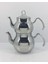 Çelik Mercan Metal Kulp Sade Mini Boy Çaydanlık 1