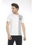 Erkek Spor, ABD Pike İnterlok 1. Kalite Kumaş Beyaz Slimfit Bisiklet Yaka T-Shirt - 0895 2