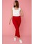 Paçası Dilimli Beli Lastikli Pantolon 2