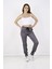 Jogger, Bel ve Paça Lastikli Bayan PANTOLON-1000 2