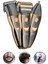 Dp-03 3 Başlıklı Tıraş Makinesi Gold-Siyah Detaylı 1