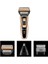 Dp-03 3 Başlıklı Tıraş Makinesi Gold-Siyah Detaylı 2