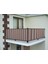 Balkon Demiri Perdesi Kuş Gözü Kahve Ince 700X80 1