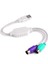 USB Ps/2 Dönüştürücü Klavye Mouse Ps2 - USB Adaptörü Erkek - Ps/2 Dişi 5