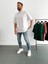 Beyaz Iki Iplik Basic T-Shirt BY-1208 1