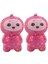 2 Pcs TTPU1252 Renkli Baskılı Smiley Yüz Bebek Dekompresyon Oyuncak Pembe (Yurt Dışından) 1