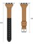 Apple Watch S 7 45 mm / & 6 & Se & 44 mm Siyah Kahve - Kahve Kordon (Yurt Dışından) 2