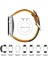 Apple Watch S 7 45 mm / & 6 & Se & 44 mm Siyah Kahve - Kahve Kordon (Yurt Dışından) 3