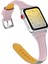 Apple Watch S 7 45 mm / & 6 & Se & 44 mm Gri Pembe - Açık Gri Kordon (Yurt Dışından) 1