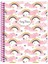 Keskin Color Princess Spiralli Karton Kapak 80 Yaprak 16X22 Çizgili Defter 2