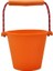 Taşınabilir Silikon Kova Banyo Banyo Oyuncakları Turuncu (Yurt Dışından) 4