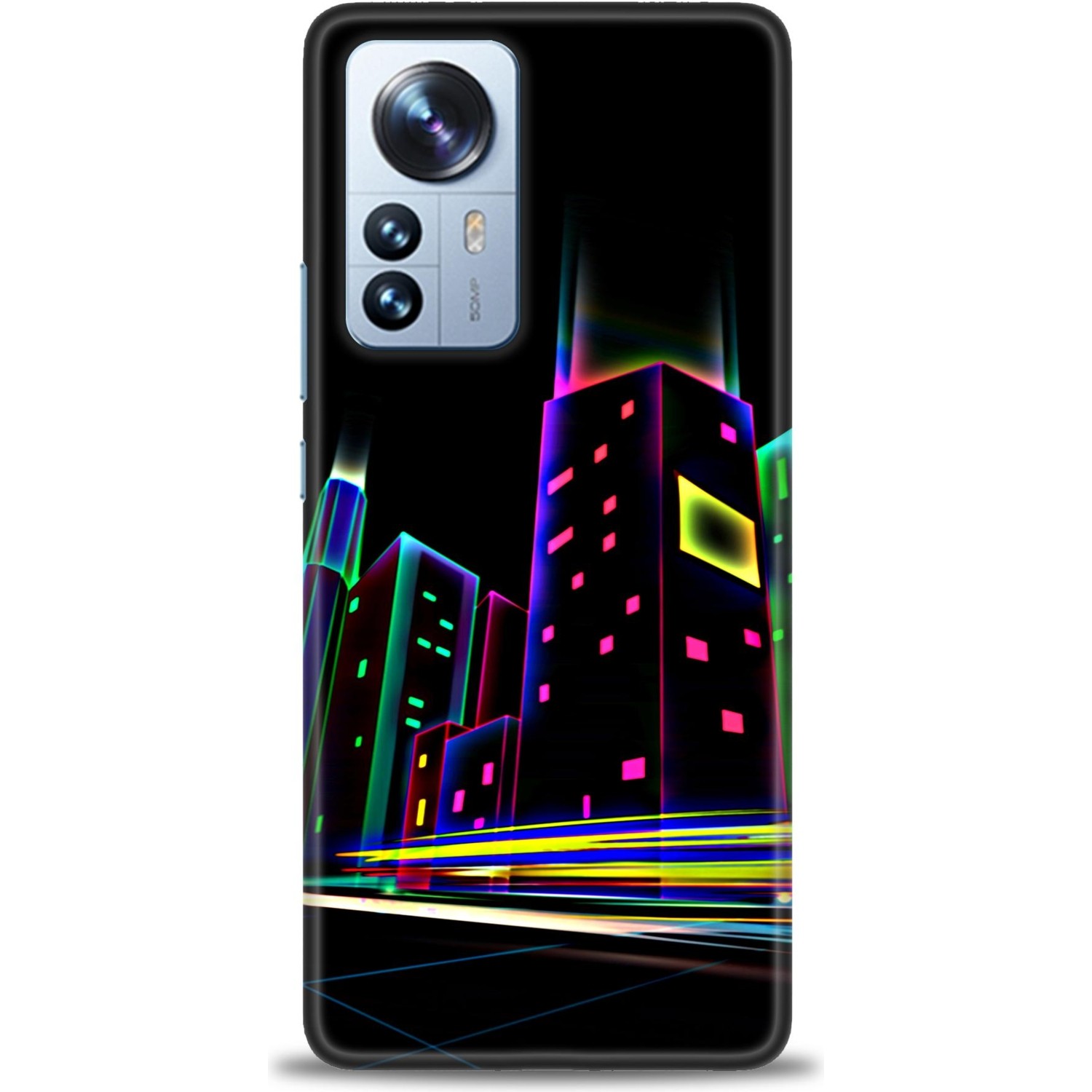 Ahk Xiaomi Mi 12 Kılıf Hd Baskılı Kılıf Neon Ev Fiyatı