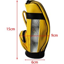 Baoblaze Golf Topları Çanta Yardımcı Taktik Torbalar Sarı 3 Adet Top (Yurt Dışından)