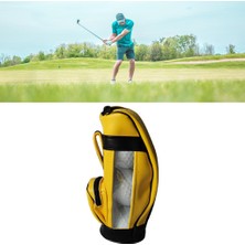 Baoblaze Golf Topları Çanta Yardımcı Taktik Torbalar Sarı 3 Adet Top (Yurt Dışından)
