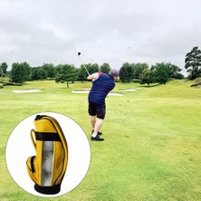 Baoblaze Golf Topları Çanta Yardımcı Taktik Torbalar Sarı 3 Adet Top (Yurt Dışından)
