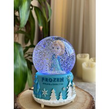 Nesever Büyük Boy Frozen Kar Küresi Işıklı Müziklipüskürtme Motorlu