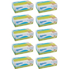 Dolphin Tek Kullanımlık Lateks Beyaz Pudralı Large Muayne Eldiveni - 10 Adet 100'LÜ Paket / Koli