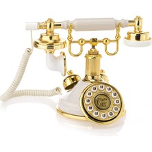 Villa Stork Krem Tuşlu Telefon