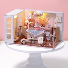 Perfeclan Dıy Minyatür Dollhouse Ahşap Mobilya Kiti El Yapımı Modern Apartman Modeli (Yurt Dışından)