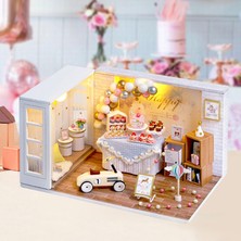 Perfeclan Dıy Minyatür Dollhouse Ahşap Mobilya Kiti El Yapımı Modern Apartman Modeli (Yurt Dışından)
