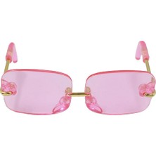 Perfeclan Çifti Kare Çerçeve Gözlük 12 '' Blythe Bebek Aksesuarları Lens Pink Için Güneş Gözlüğü (Yurt Dışından)