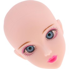 Perfeclan Kız Eklemli Kafa 1/6 Bjd Bebek Için Mavi Gözlü Heykel Oyma, Msd Accs (Yurt Dışından)