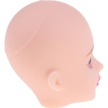 Perfeclan Kız Eklemli Kafa 1/6 Bjd Bebek Için Mavi Gözlü Heykel Oyma, Msd Accs (Yurt Dışından)