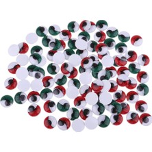 Perfeclan 200 Adet 15MM Renkli Plastik Gözbebekleri ile Kirpik ile Dıy Dıy Sarf Malzemeleri (Yurt Dışından)