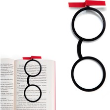 Bcoverart 3D Ayraç Kırmızı Siyah Harry Potter Gözlük Tasarımı ile Eğlenceli Okuma Deneyimi