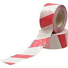 Tusorb Emniyet Ikaz Şeridi Kırmızı Beyaz 6 Cm 500 Metre