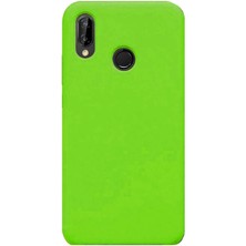 Eiroo Lansman Xiaomi Redmi Note 7 / Note 7 Pro Yeşil Silikon Kılıf