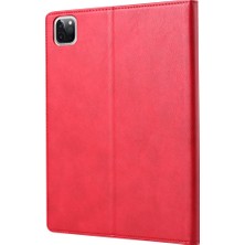 vshop Ipad Pro 11 Inç 2020 Için Deri Kılıf (Red) (Yurt Dışından)