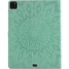 vshop Ipad Pro Için Deri Kılıf 12.9 (2020) (Green) (Yurt Dışından)