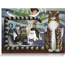 Star 1100622 Kedi Ailesi 500 Parça Puzzle -Star